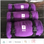 Bag buckles handle fleece blanket