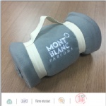 Cotton handle fleece blanket