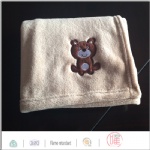 Coral baby blanket