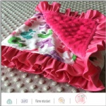3D dot baby blanket