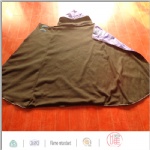 Adult fleece cloak