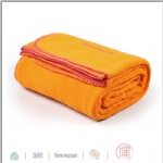 Embroidery logo polar fleece blanket