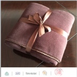 Bowknot gift packing fleece blanket