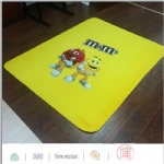 Brand design fleece blanket