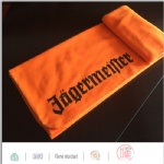 Screen print logo blanket