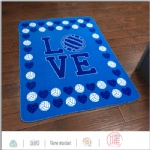 Volleyball design fleece blanket
