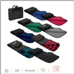 Logo brand handle blanket