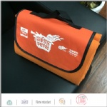 Branded picnic blanket
